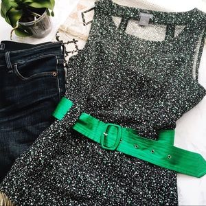 • NWOT Ann Taylor Belted Top •